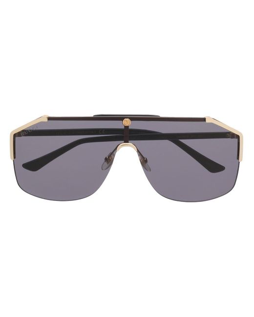Gucci Black Sonnenbrille mit D-Gestell