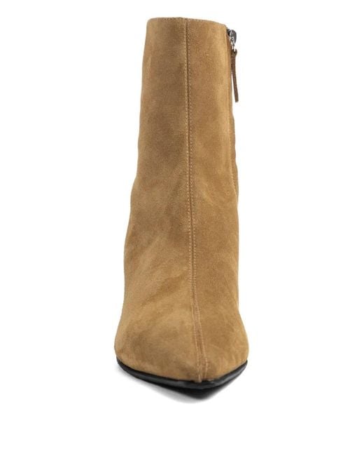 Vicini Brown Pointed-Toe Suede Boots