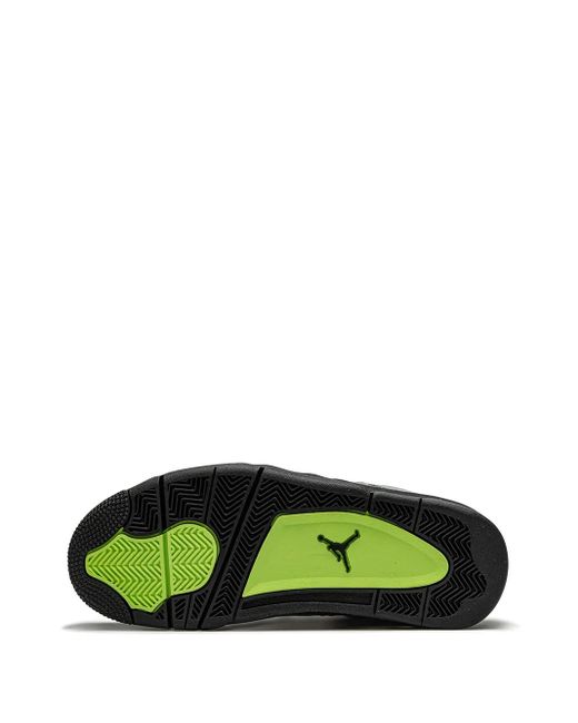 Nike Gray Air 4 Retro Se 'neon' Shoes