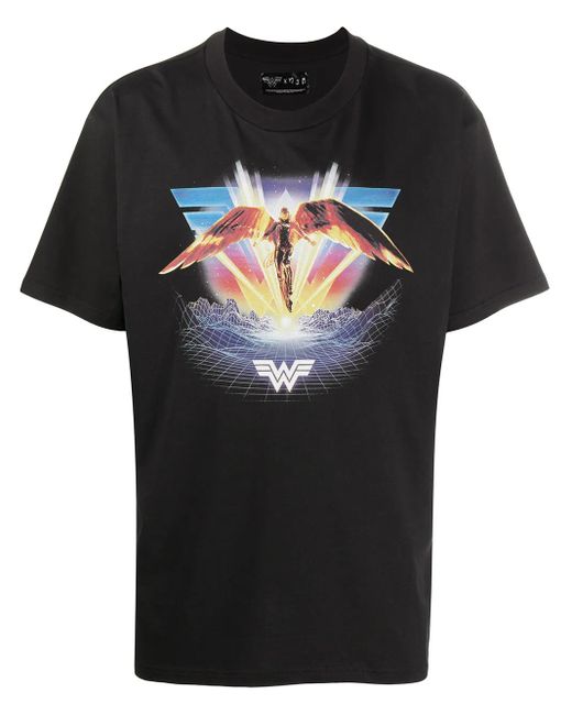 MJB Black Graphic-Print T-Shirt for men