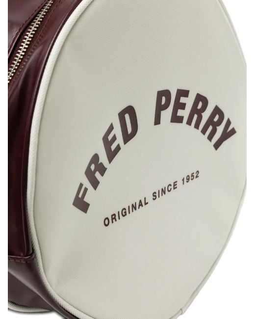 Borsone Barrel di Fred Perry in Red da Uomo