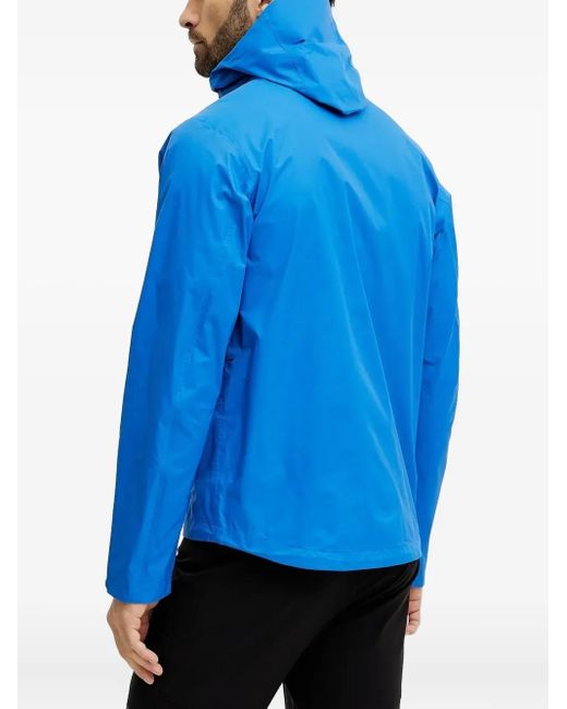 Helly Hansen Blue Loke Zip-Front Hooded Jacket for men