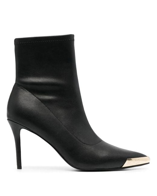 Versace Jeans Couture Black Pointed-toe Boots