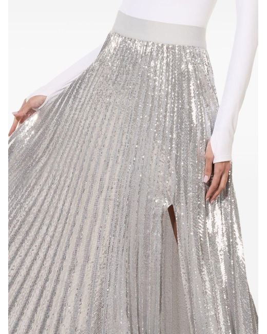Jupe Longue Maxi Alice + Olivia Catrina Sequined - Taille 8 - Neuve Avec étiquettes