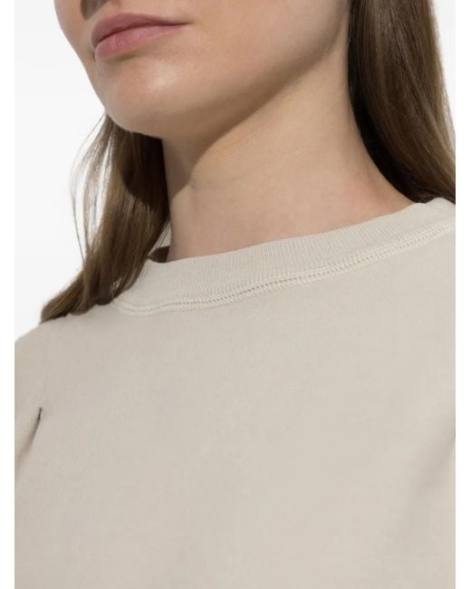 Isabel Marant White Soldy Pleated Sweatshirt