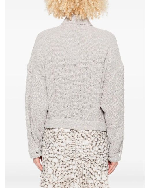IRO White Pabli Cotton Jacket