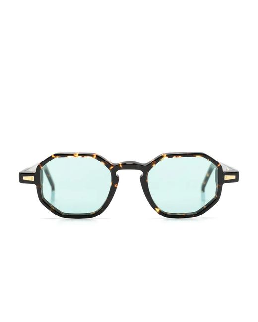 Kyme Brown Rio Tortoiseshell-Frame Sunglasses