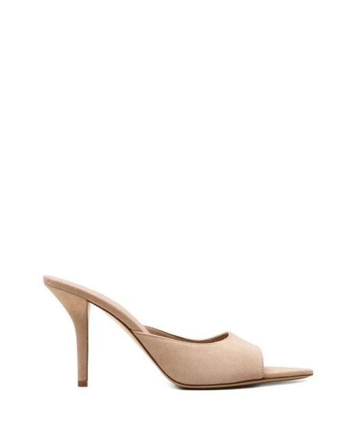 Gia Borghini White Pointed-Toe Sandals
