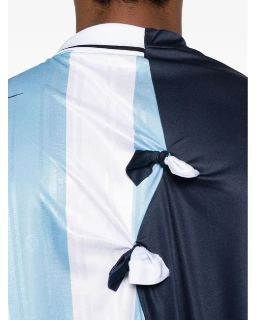 Martine Rose Gestreifter Jersey mit Einsätzen in Blue für Herren