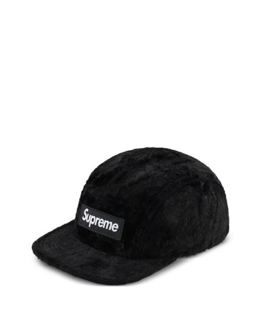 メンズ Supreme X Goodenough Crushed Rayon Camp キャップ Black