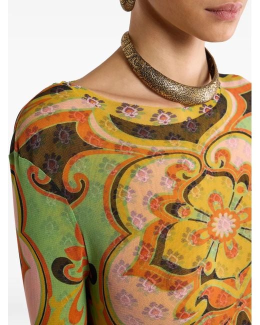 Etro Green Tops