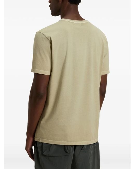 Woolrich Natural Logo T-Shirt for men