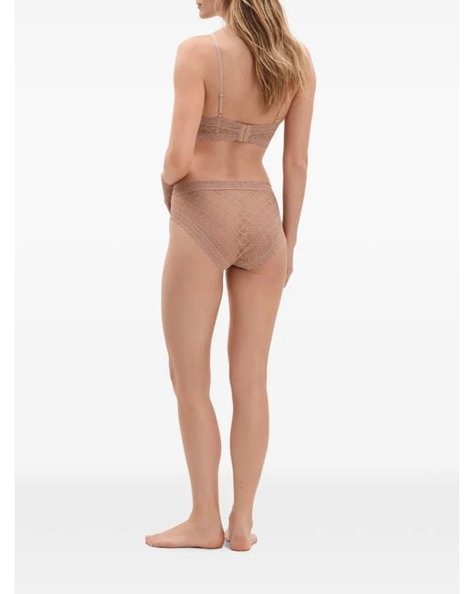 Eres Natural Florissante Lace-Trim Briefs