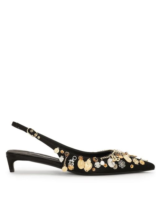 Dolce & Gabbana スリングバック パンプス Black