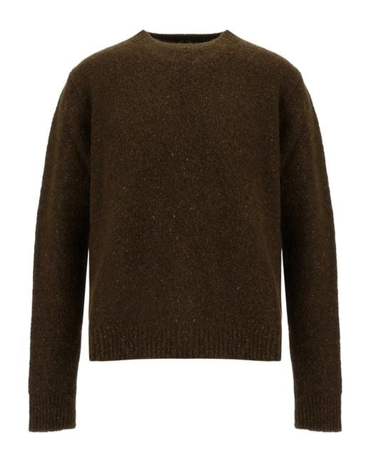 Herno Melierter Pullover in Brown für Herren