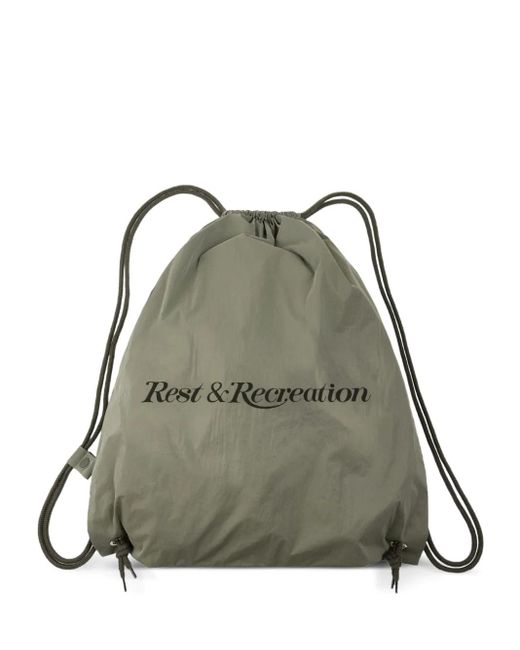 Rest&Recreation Green Drawstring Backpack
