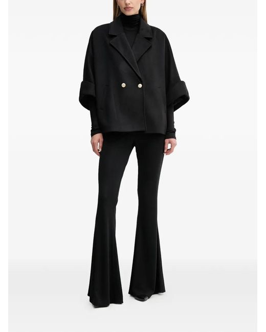 GAUDI Black Double-Breasted Cape