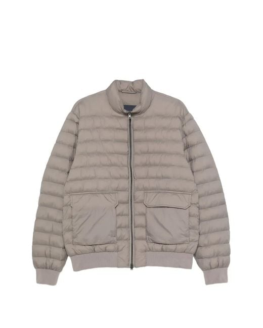 Plumífero Con Bolsillo Herno de hombre de color Gray