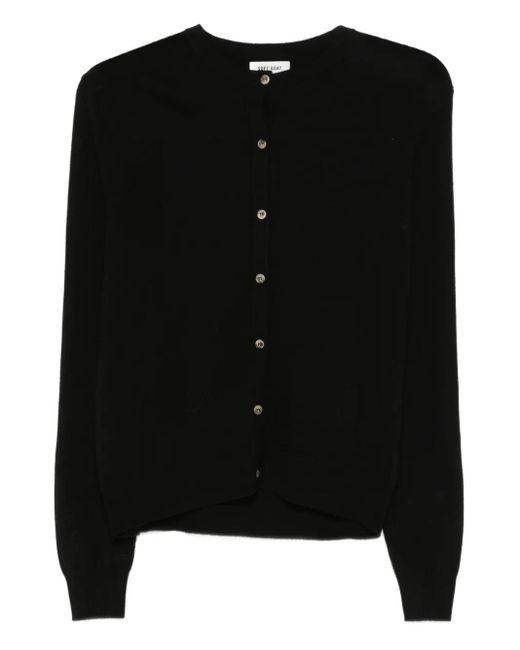 Soft Goat ファインニット カーディガン Black
