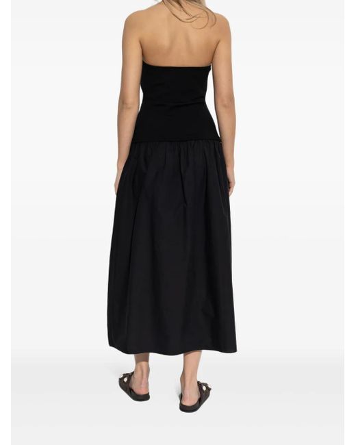 Rag & Bone Irina ギャザーマキシドレス Black