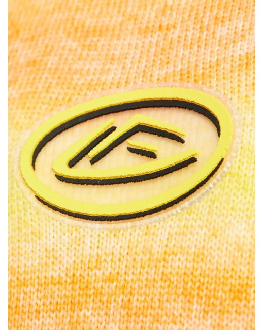 PUMA Pullover mit Logo-Patch in Ombré-Optik in Yellow für Herren
