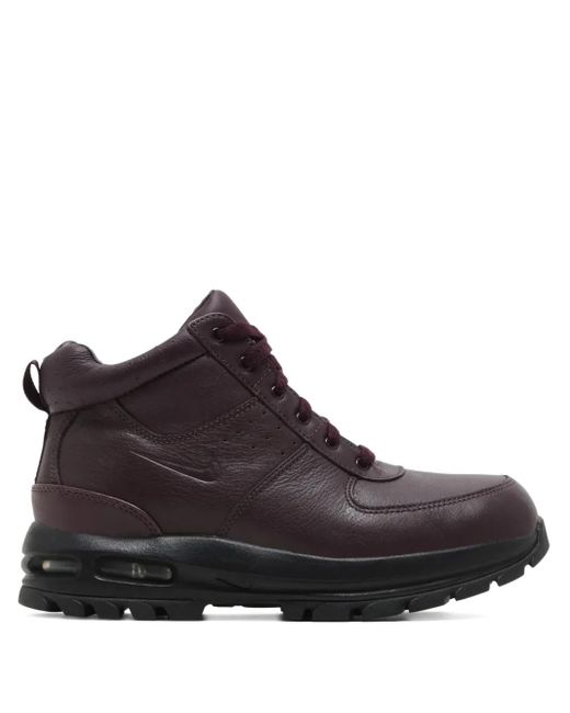 burgundy nike boots for men