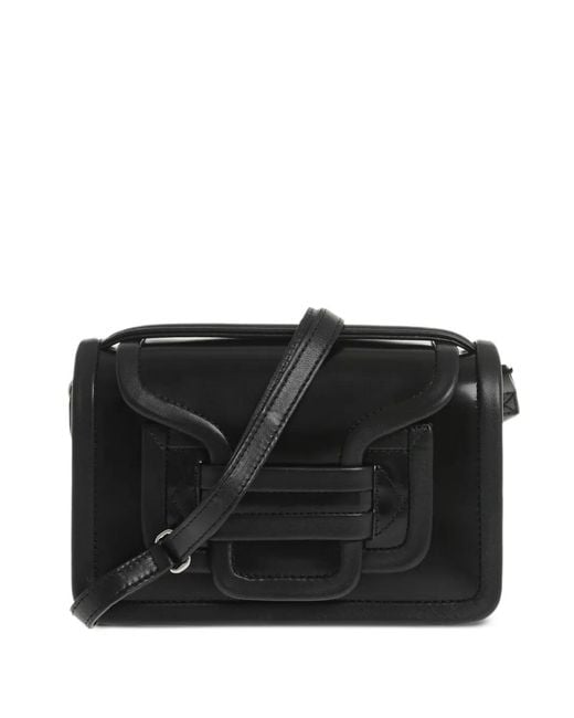 Pierre Hardy Black Brushed Leather Tote Bag