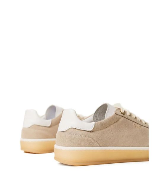 Twinset White Suede Sneakers