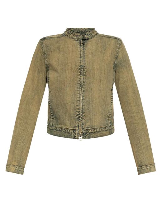 DIESEL Green De-Mornin Fitted Jacket