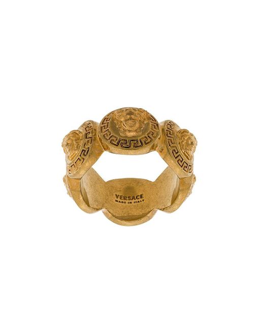 Versace Metallic 'Medusa' Ring