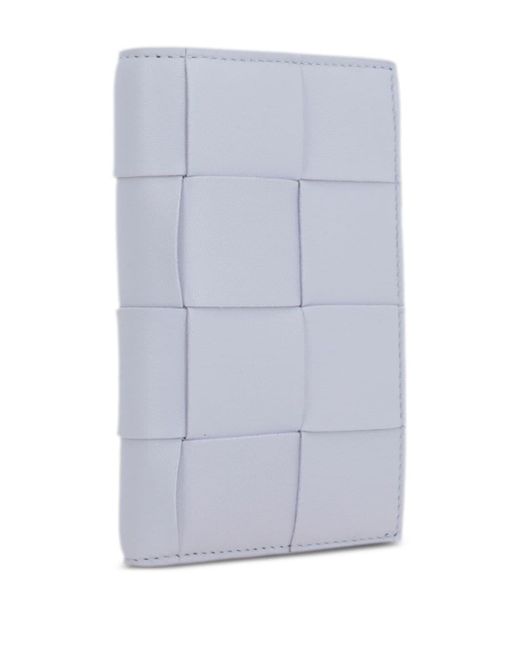 Bottega Veneta Gray Cassette Bi-fold Leather Wallet