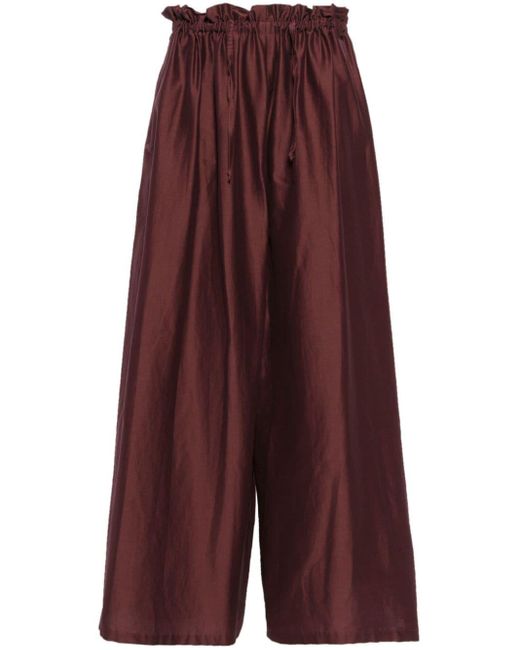 Societe Anonyme Purple Maxxxi Coulisse Wide-leg Trousers