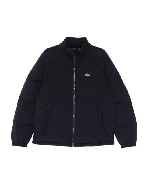 Lacoste Blue Zip Padded Jacket for men