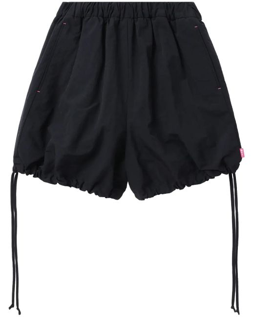 BAPY BY *A BATHING APE® Black Shorts Mit Logo-Detail