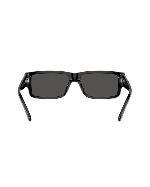 DIESEL Black 0Dl2003 Rectangle-Frame Sunglasses for men
