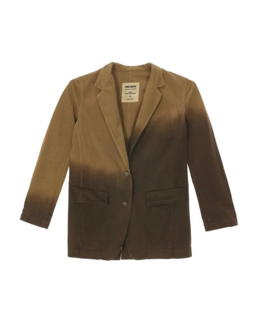 Uma Wang Green Jane Pocket Blazer