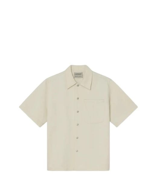 Carrera Natural Chemise Beck Courte À Boutons Pression Et Poche for men