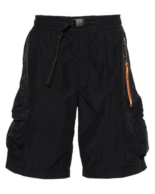 Parajumpers Black Walton Cargo Shorts for men