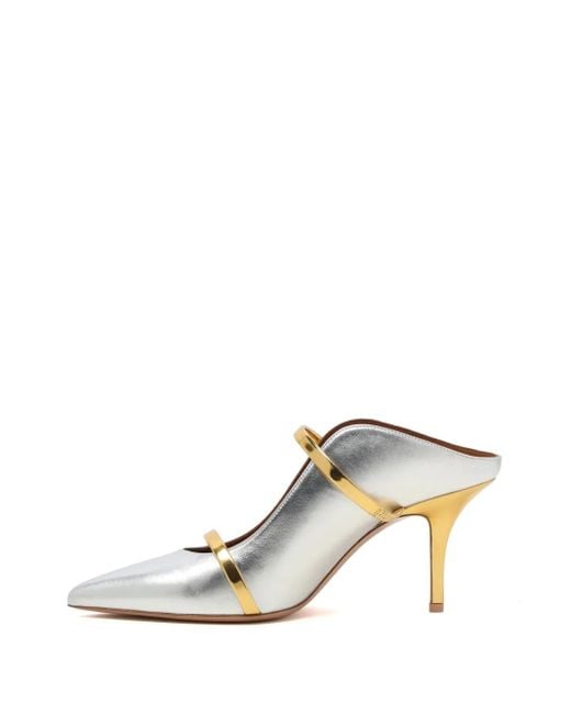 Malone Souliers White Maureen 90 Mm Mules