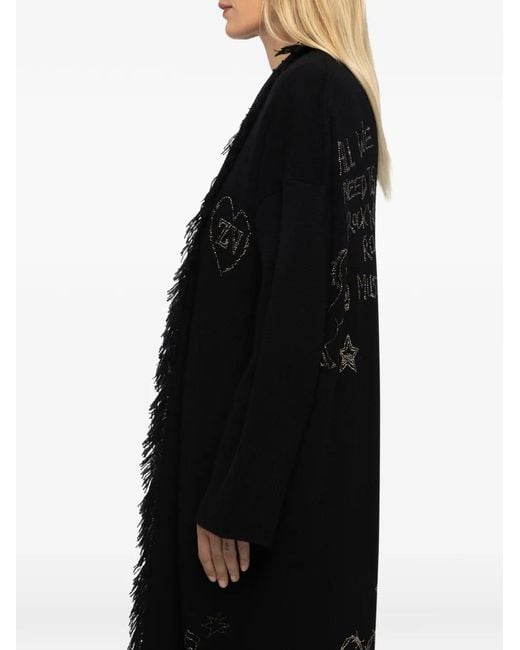 Zadig & Voltaire Black Camy Coat