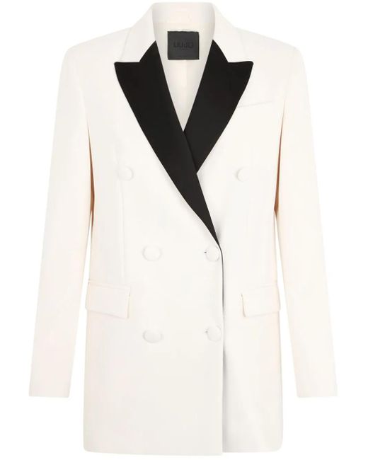 Liu Jo Natural Doppelreihiger Blazer