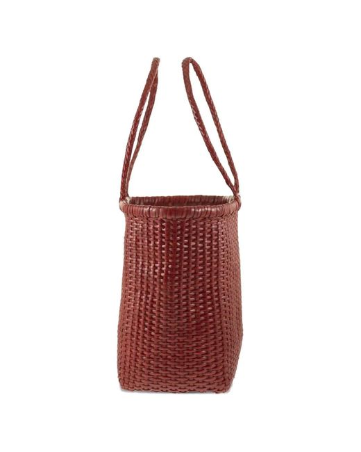 Dragon Diffusion Weave Woven-Design Shoulder Bag in Red | Lyst UK
