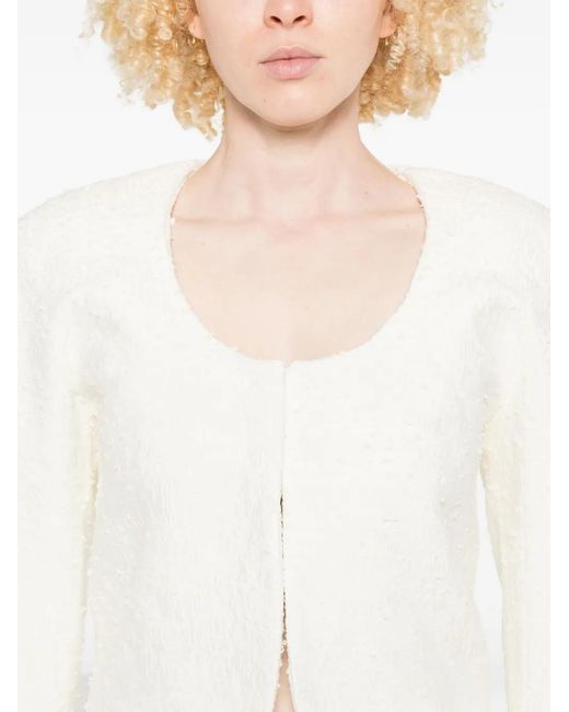 Jacquemus Cropped Jack in het White