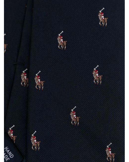 Polo Ralph Lauren Blue Neck Tie No Subclass Accessories for men