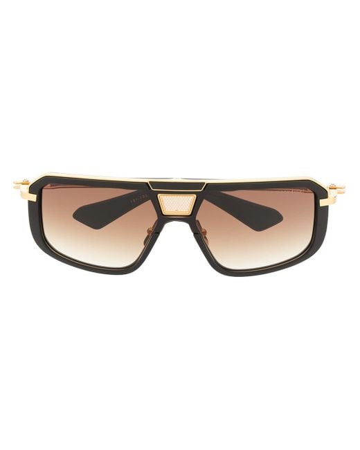 Dita Eyewear Black Two-tone Square-frame Sunglasses for men