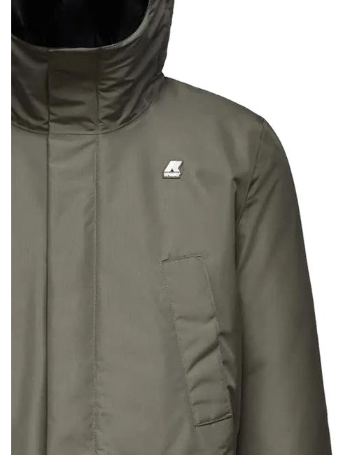 K-Way Gray Joshua Coat for men