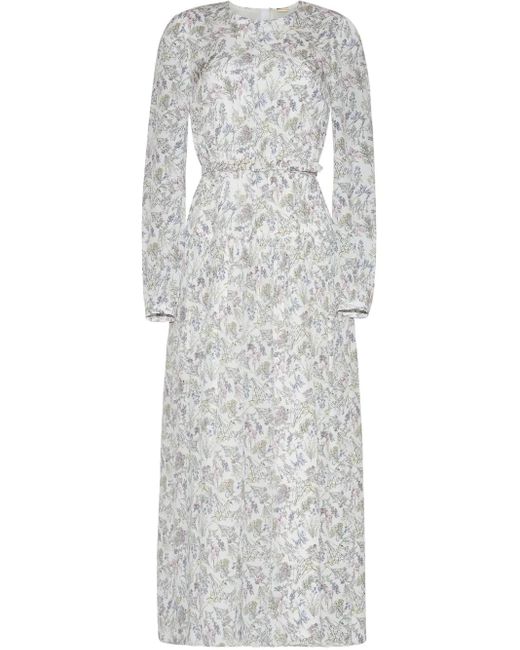 Abito Lorynn di Adam Lippes in Gray