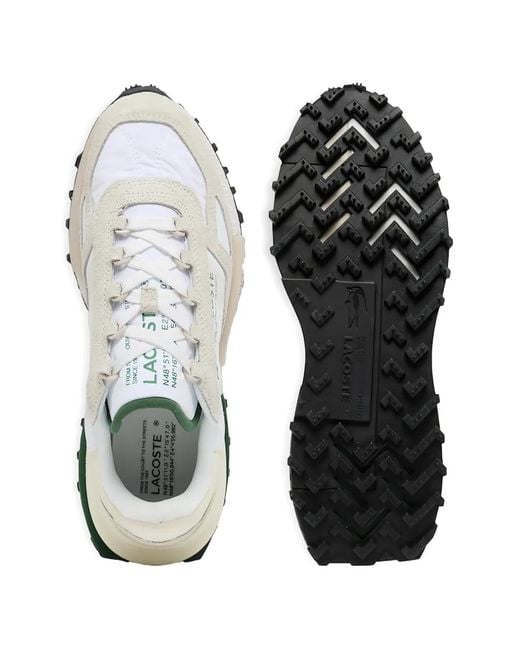 Lacoste White Elite Active Sneakers for men