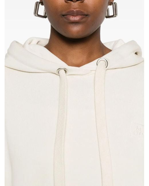 Marc O' Polo White Hooded Drawstring Dress