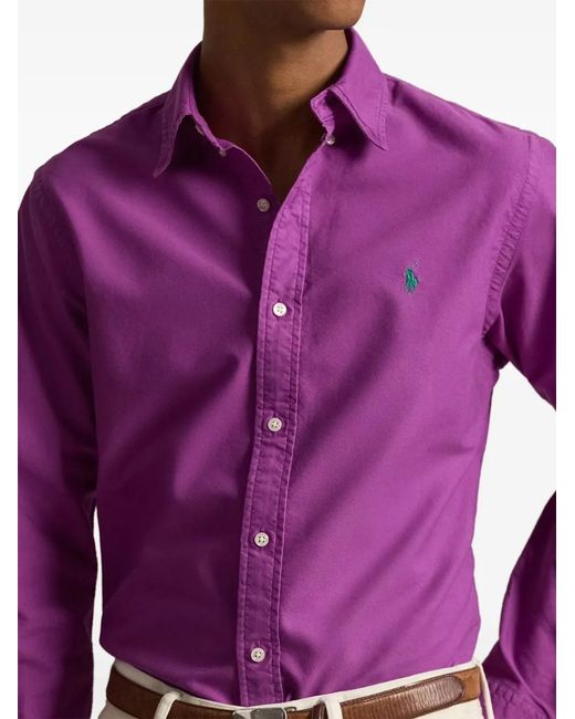 Polo Ralph Lauren Purple Chemise À Motif Polo Pony for men